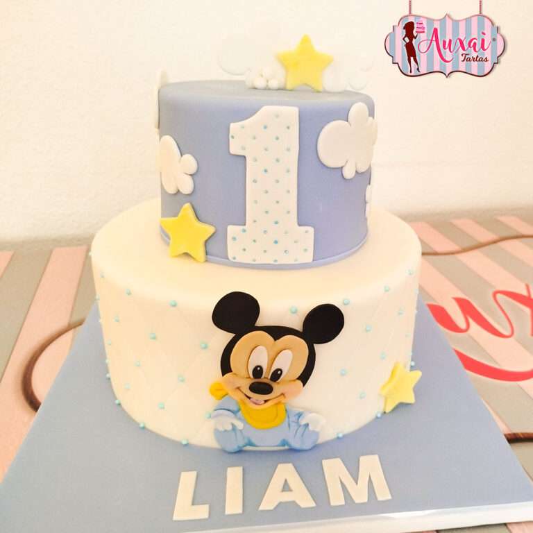 Tarta Infantil Mickey Bebé Primer Año