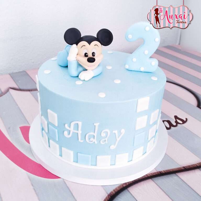 Tarta Disney Mickey bebé - sin fondant