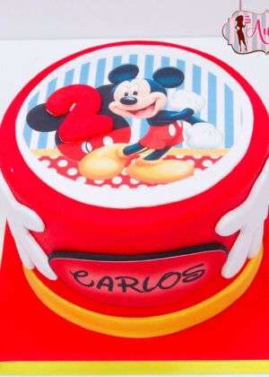 Tarta Disney Mickey papel de azúcar