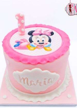 Tarta Disney Minnie Mouse bebé