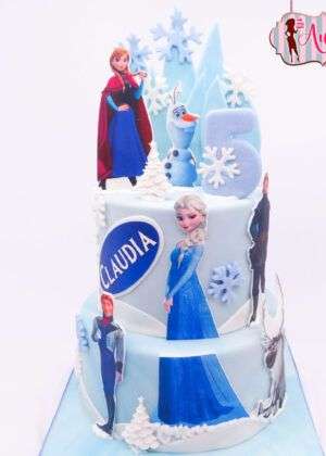 Tarta Disney Frozen 2 pisos