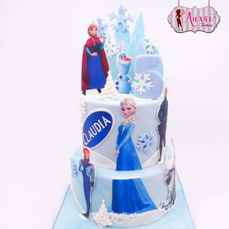 Tarta Disney Frozen 2 pisos