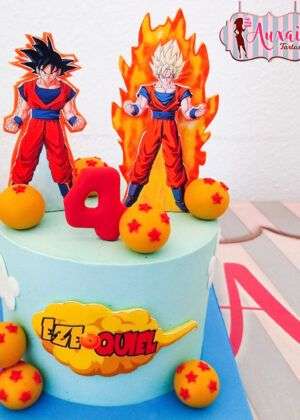 Tarta Dragon Ball Super Saiyan