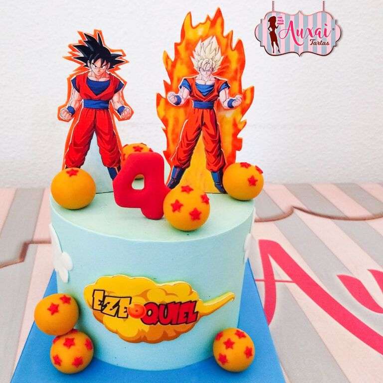 Tarta Dragon Ball Super Saiyan