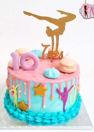 Tarta topper gimnasia rítmica