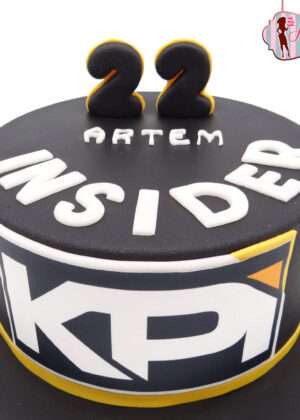 Tarta empresa logo frontal