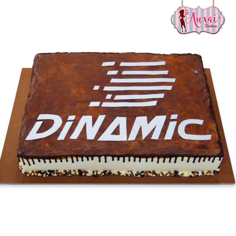 Tarta logo empresa - sin fondant