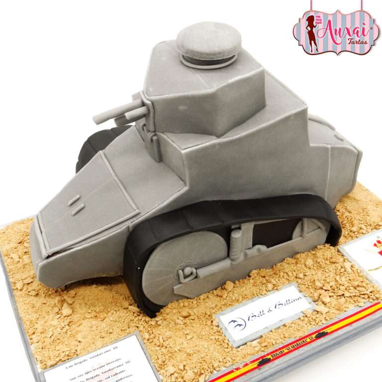 Tarta tanque militar