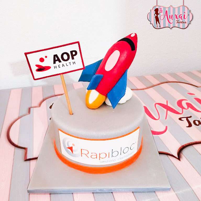 Tarta logo 3D de empresa