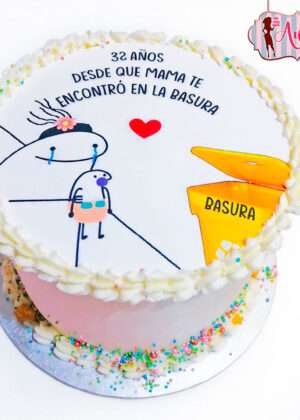 Tarta Flork papel de azúcar