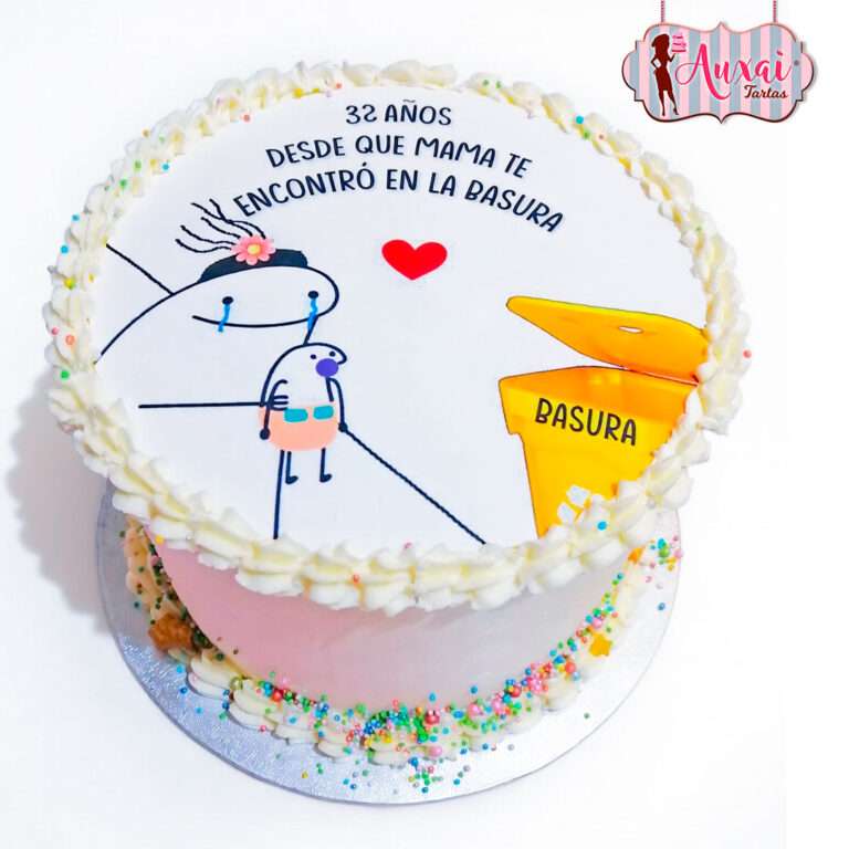 Tarta Flork papel de azúcar