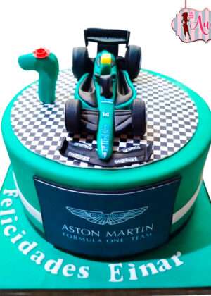 Tarta Fórmula 1 Aston Martin