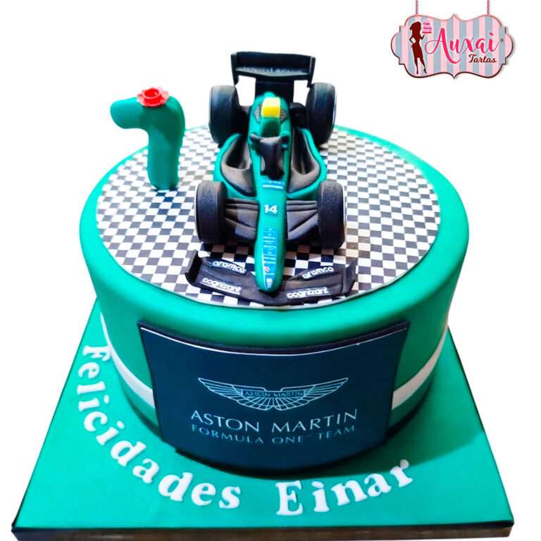 Tarta de Diseño Fórmula 1 Aston Martin