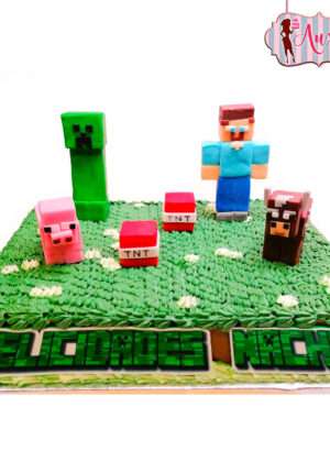 Tarta Fortnite - sin fondant