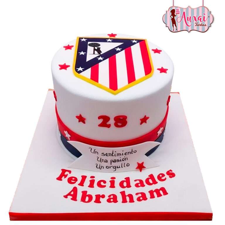 Tarta de Diseño Atlético de Madrid Sentimiento