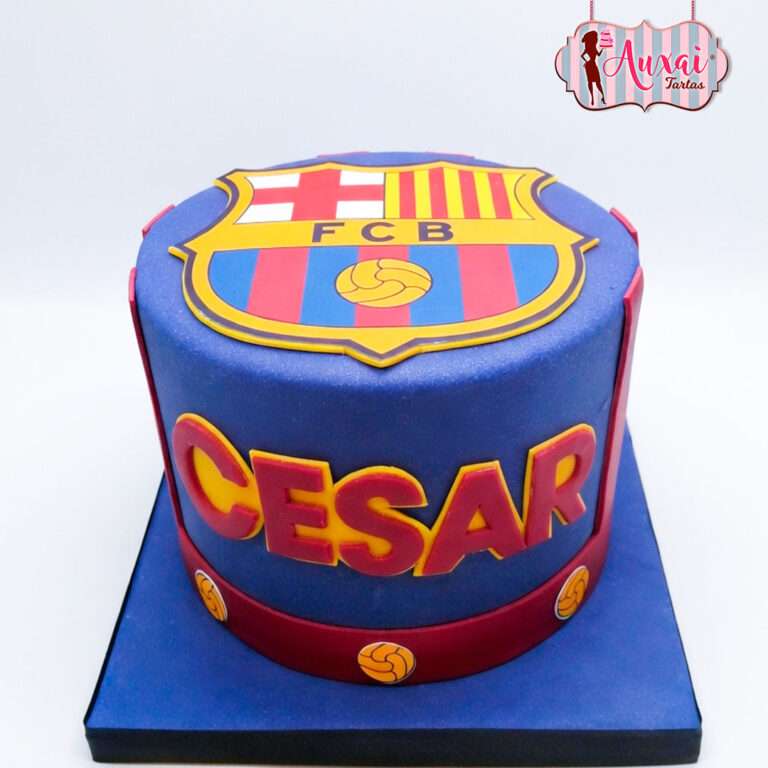 Tarta Infantil de Diseño FC Barcelona