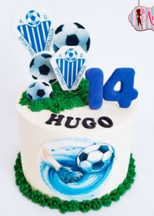Tarta fútbol Sporting Hortaleza