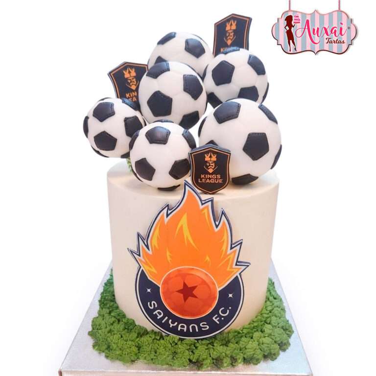 Tarta Infantil Kings League Saiyans F.C.