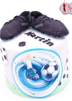 Tarta fútbol portero