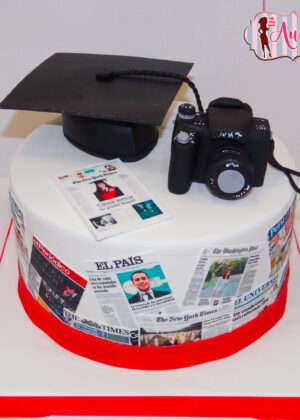Tarta graduación periodismo