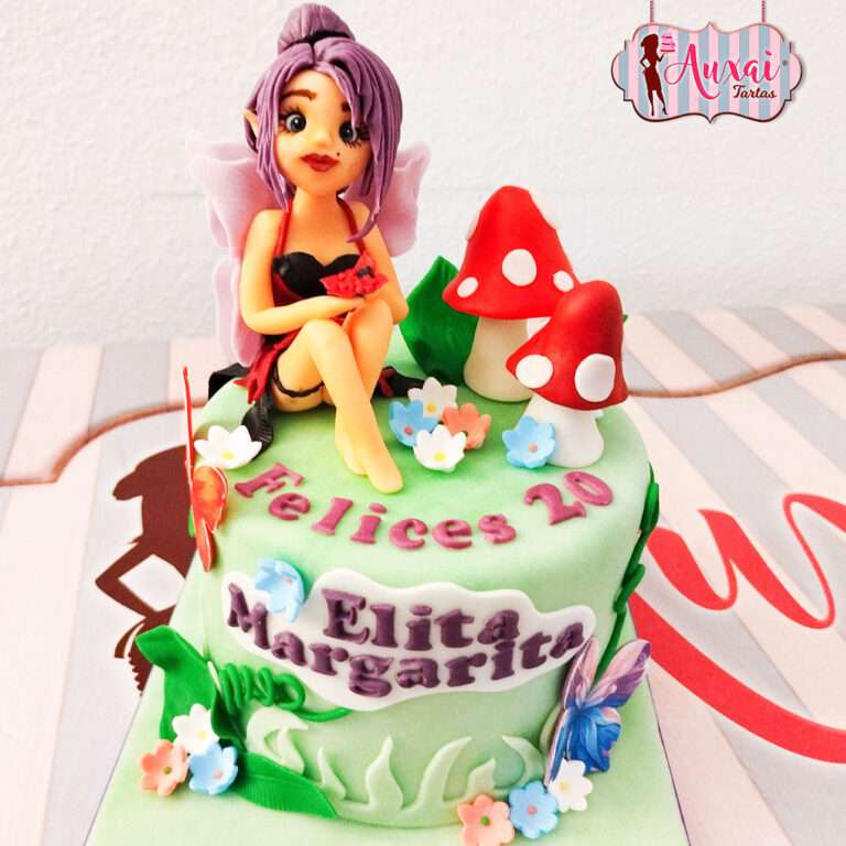 Tarta de Fantasía Hada del Bosque