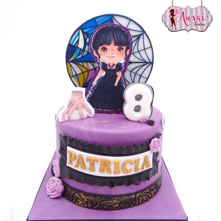Tarta Halloween Miércoles Adams