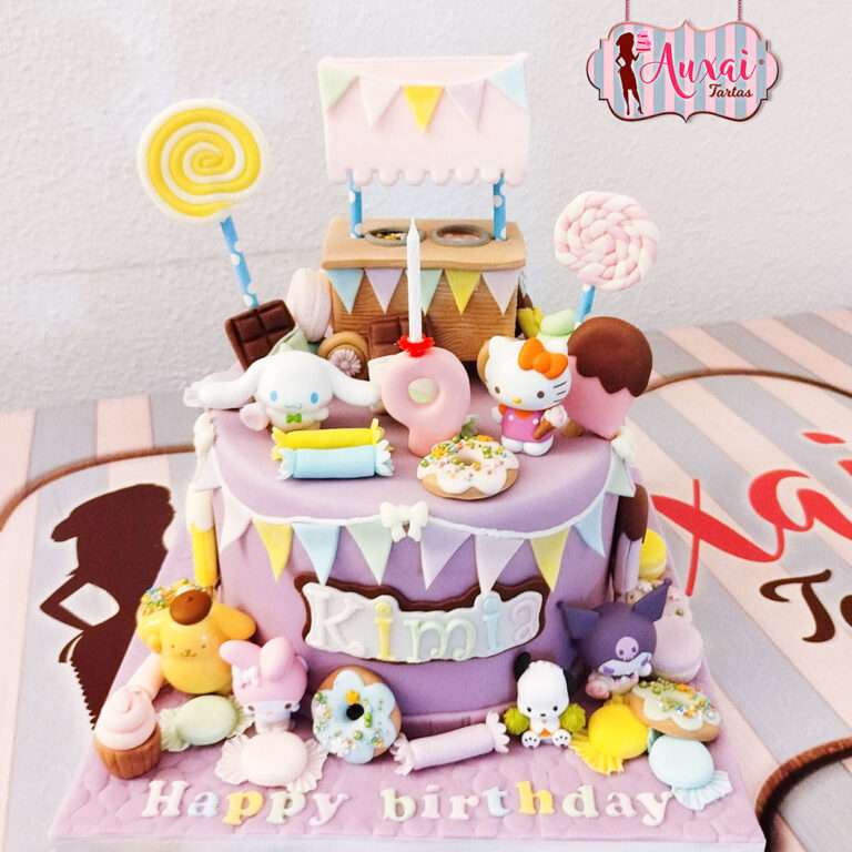 Tarta Infantil Hello Kitty y sus Amigos Premium