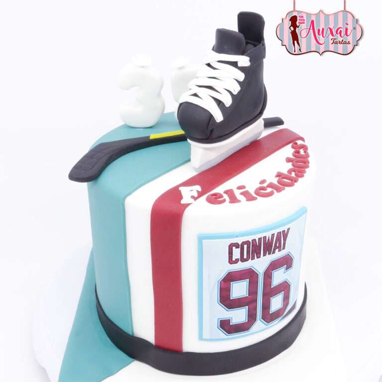Tarta de Cumpleaños Hockey Hielo Conway