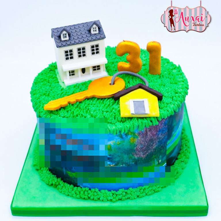 Tarta para inauguración de casa