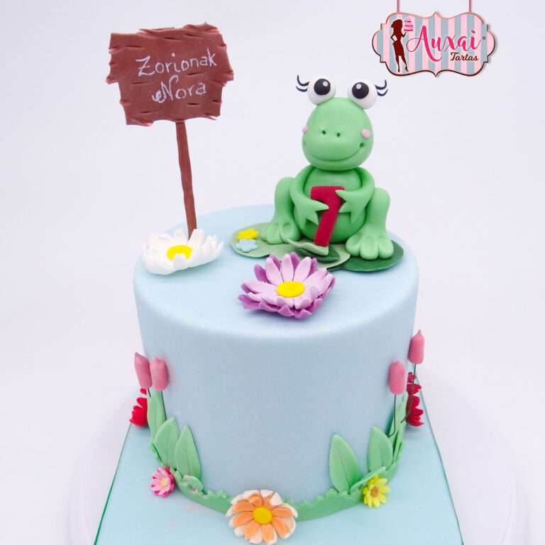 Tarta Infantil animales rana