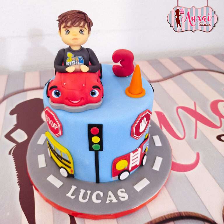 Tarta Infantil Lucas el Pequeño Conductor