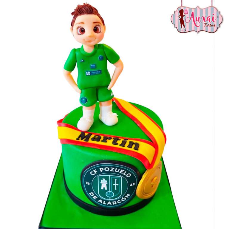 Tarta de Fútbol Personalizada CF Pozuelo