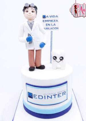 Tarta jubilación dentista