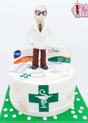 Tarta jubilación farmacia