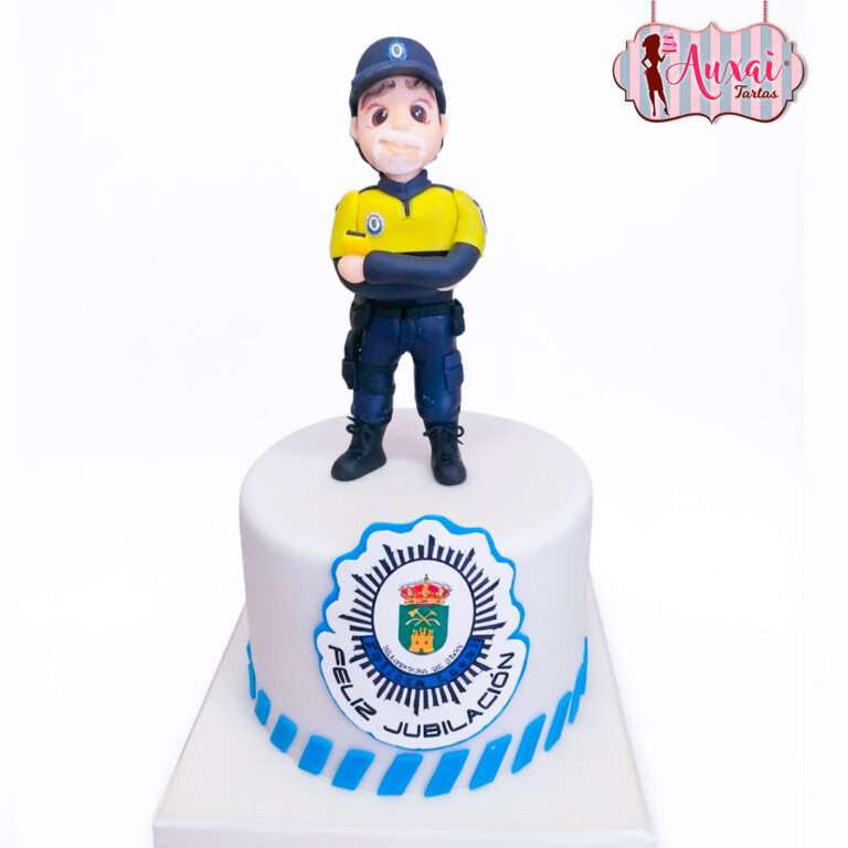 Tarta de Jubilación Policía Municipal de Diseño