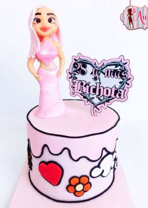 Tarta cartoon Karol G