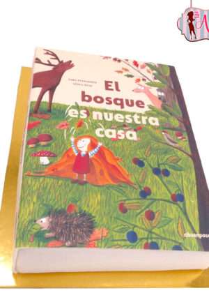 Tarta libro de animales