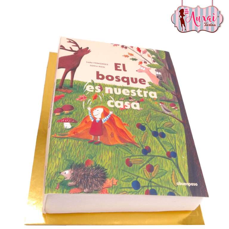 Tarta Libro Infantil El Bosque de los Animales