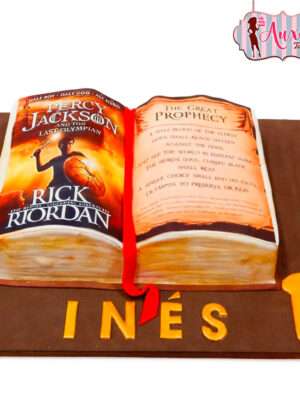 Tarta libro Percy Jackson