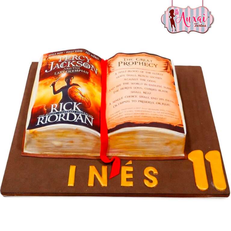 Tarta Libro Percy Jackson de Diseño