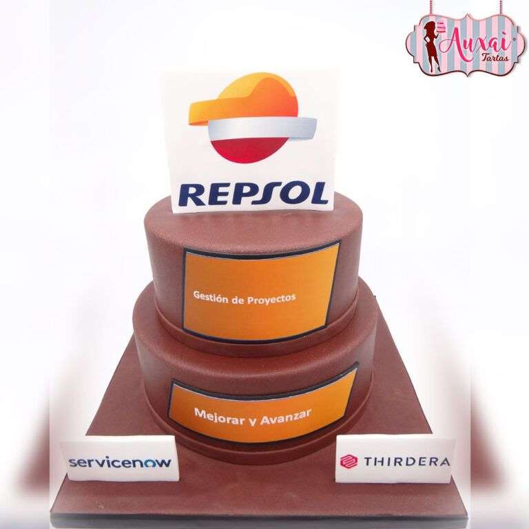 Tarta Repsol