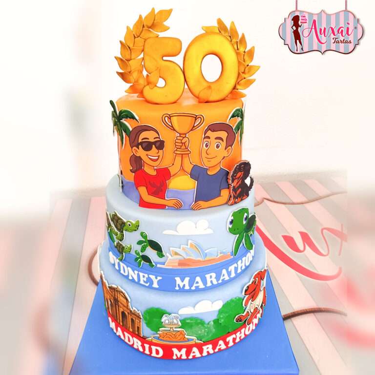 Tarta 50 años maratón