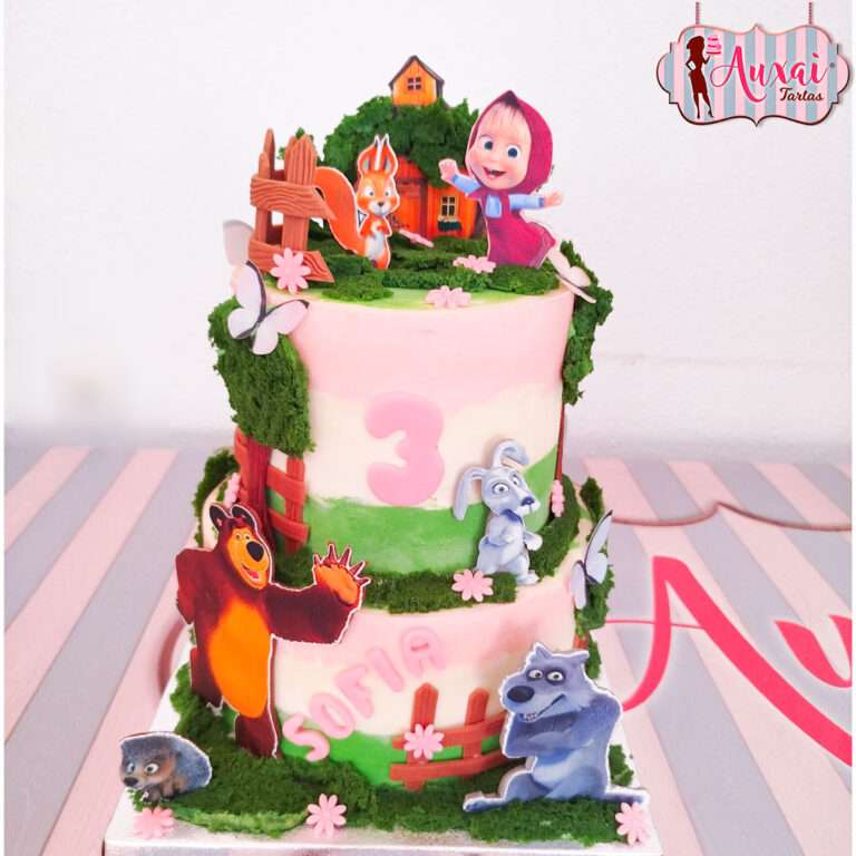 Tarta Masha y el oso
