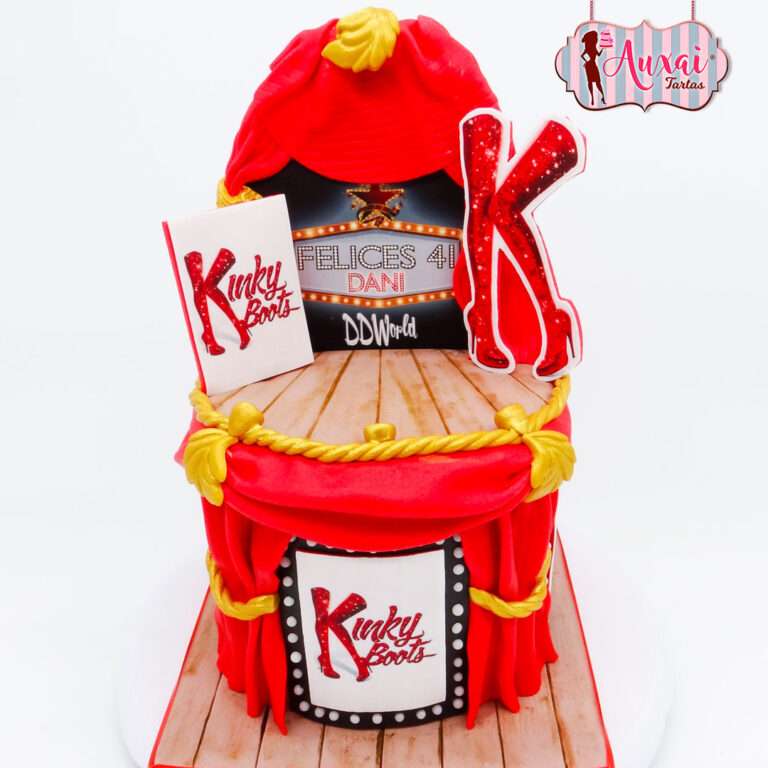 Tarta Escenario Musical Kinky Boots