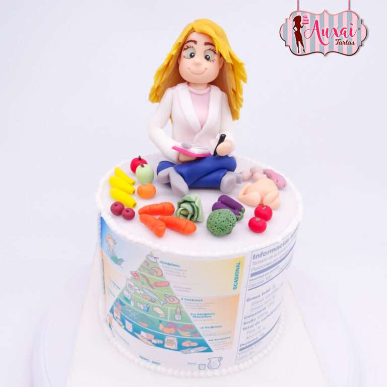 Tarta de Diseño Nutrición y Bienestar