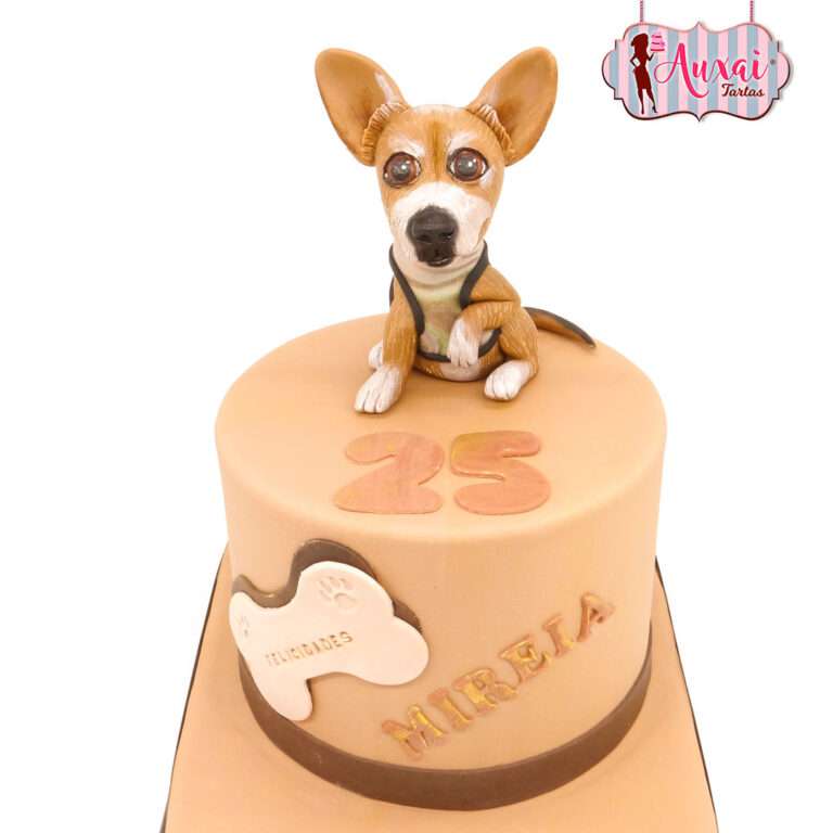 Tarta de Cumpleaños Mascota Chihuahua