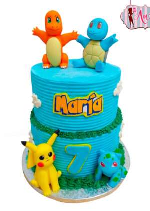 Tarta Pokemon varios personajes