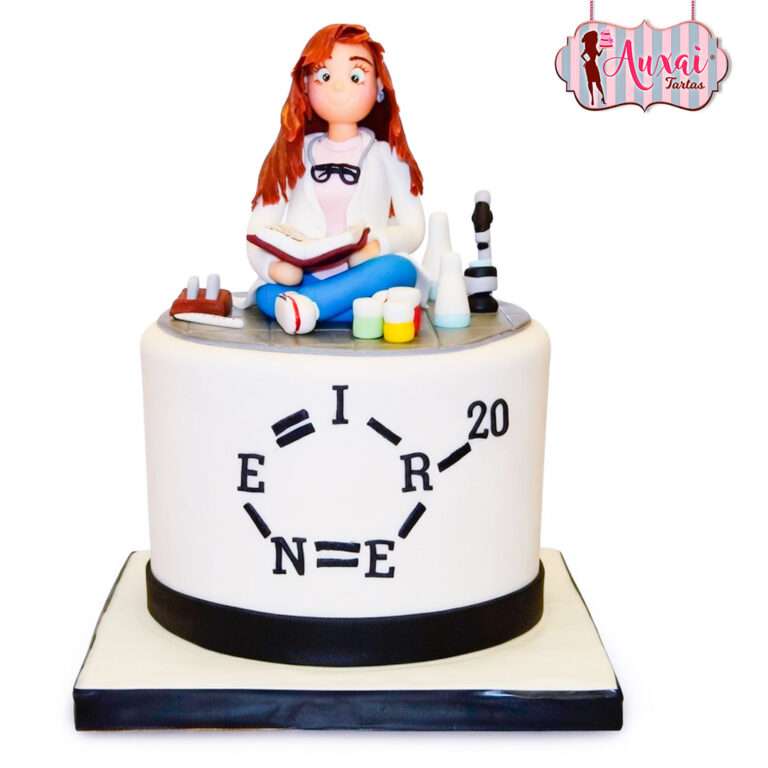 Tarta Temática Científica de Química y Laboratorio