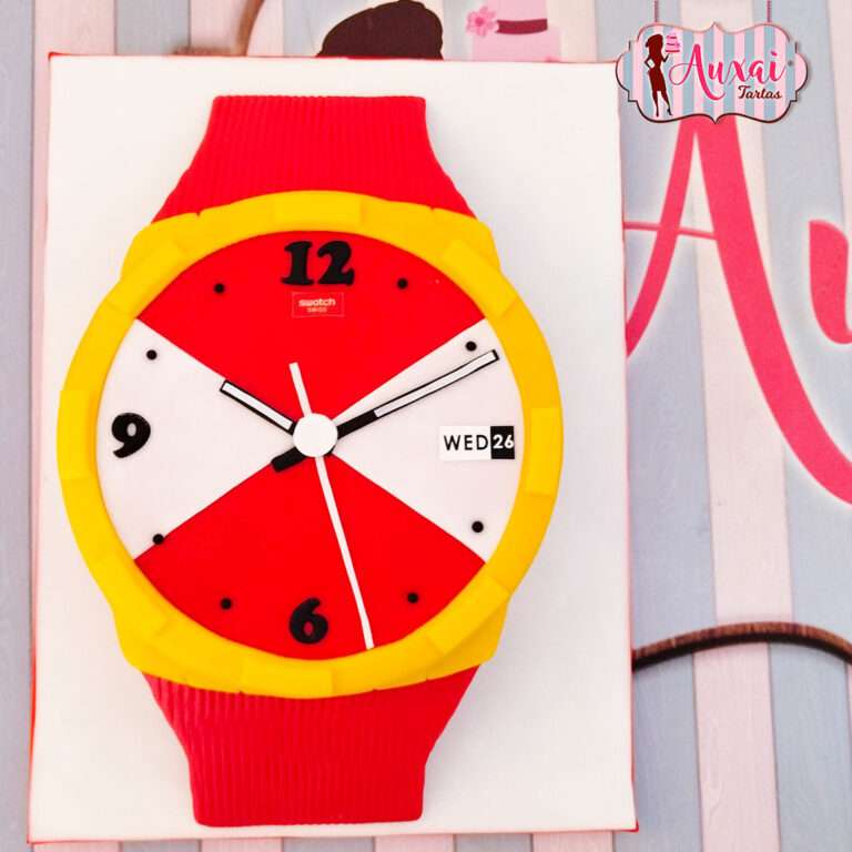 Tarta de Diseño Reloj Deportivo