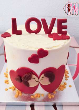 Tarta San Valentín Love